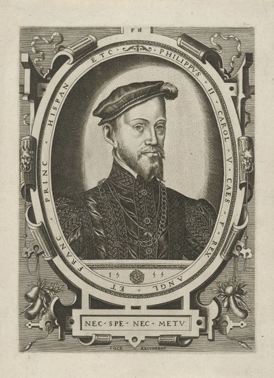 Portret van koning Filips II van Spanje door Frans Huys