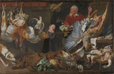 Een spelwinkel door Frans Snyders or Snijders