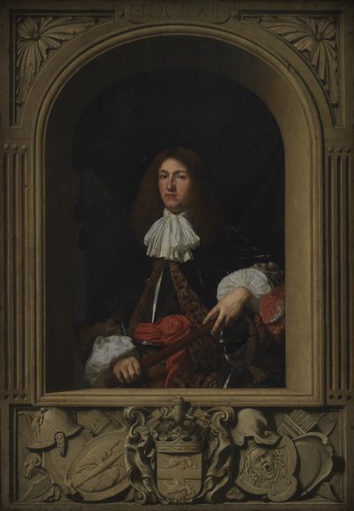 Portret van graaf Ulrik Frederik Gyldenløve door Frans van I Mieris