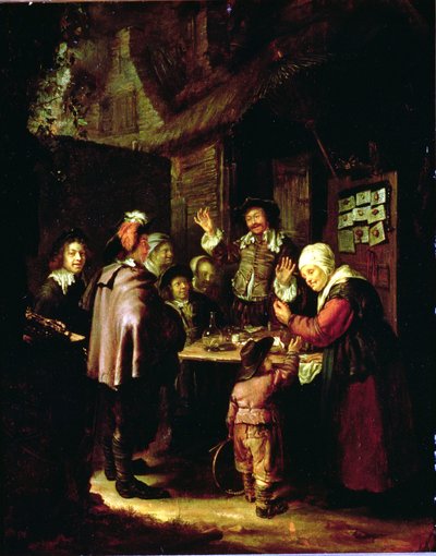 De Charlatan door Frans van Mieris