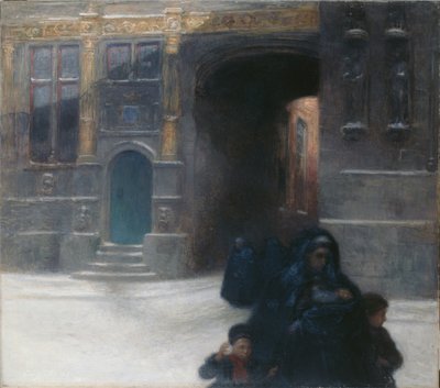 Vergulde huizen in Brugge door Frantz Charlet