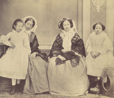 Elise Höusermann, Hermine, Marie en Marie Antoine, 1850s-60s door Franz Antoine