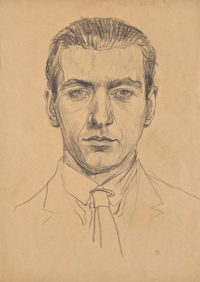 Portret Franz Barwig de Jongere door Franz Barwig d. Ä.