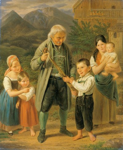 Boogschietles door Franz Bernhardt
