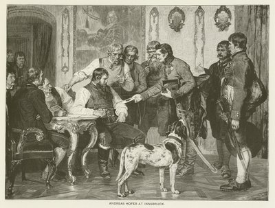 Andreas Hofer in Innsbruck door Franz Defregger