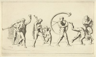 Triomftocht van Bacchus door Franz Ertinger