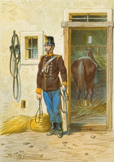 Soldaat door Franz Gerasch