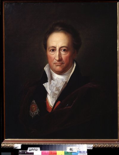 Portret van de schrijver Johann Wolfgang von Goethe (1749-1832) door Franz Gerhard von Kugelgen