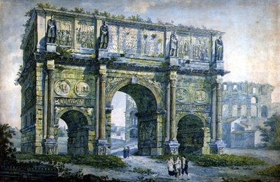 Triomfboog van Constantijn, Rome door Franz Kaisermaan