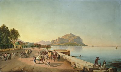 Een wandeling in Palermo door Franz Ludwig Catel