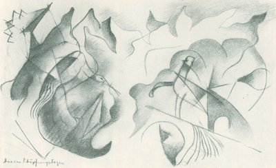 Vanaf de scheppingsdagen door Franz Marc