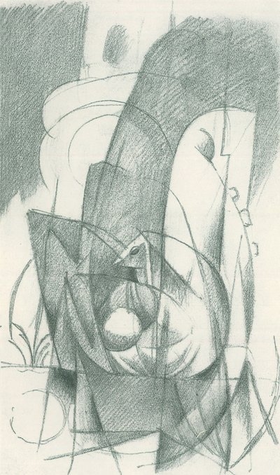 Franz Marc - Schetsboek uit het veld - Blad 15 door Franz Marc