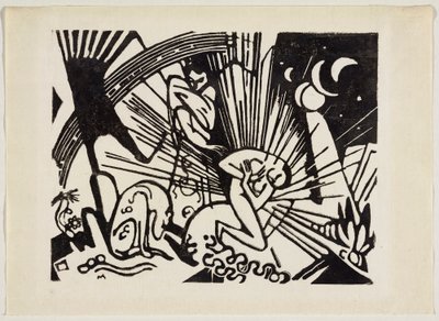 Duits: Versöhnung Verzoening door Franz Marc