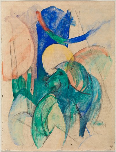 Mandril door Franz Marc