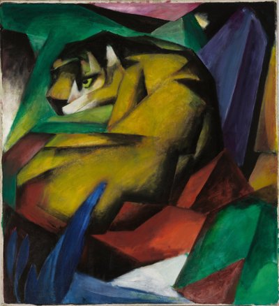 De tijger door Franz Marc