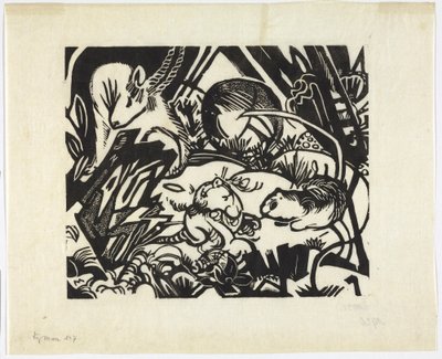 Dierenlegende door Franz Marc