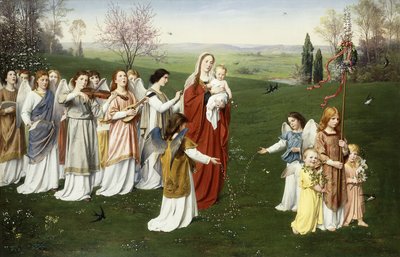 Een Mei Processie door Franz Muller