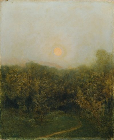 Maanopkomst door Franz Rumpler