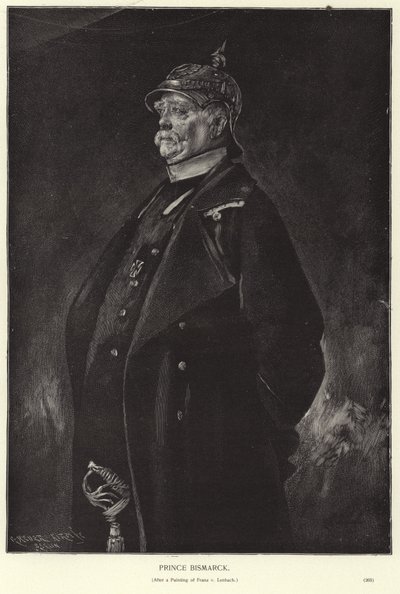 Otto von Bismarck door Franz Seraph von Lenbach