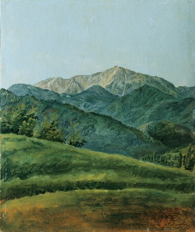 De Schneeberg door Franz Xaver Gruber