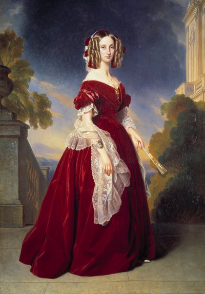Portret van Louise Marie Therese Charlotte Isabelle d
