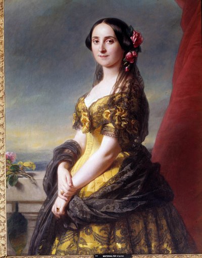 Portret van Madame Manuel, gravin van Gramedo door Franz Xaver Winterhalter