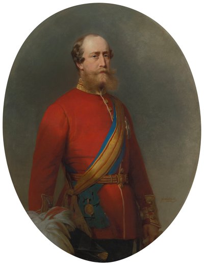 Prins Christian van Sleeswijk-Holstein (1831-1917) door Franz Xaver Winterhalter