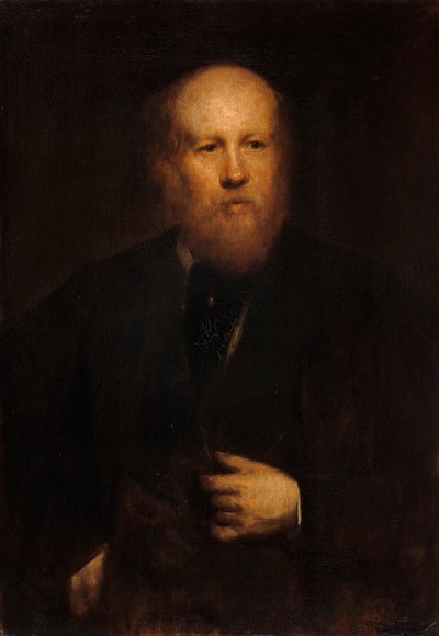 De graveur Conrad Geyer door Franz von Lenbach