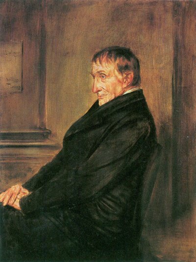 Portret van Ignaz von Döllinger door Franz von Lenbach