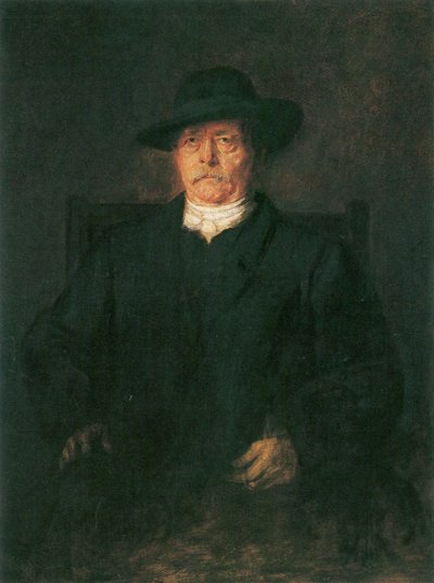 Portret van Otto von Bismarck door Franz von Lenbach