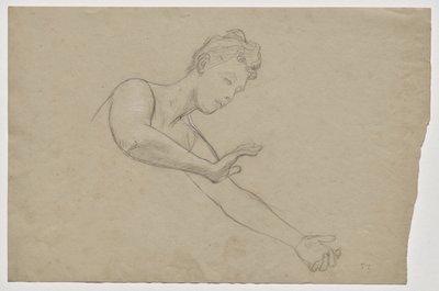 Figurenstudie voor het faculteitsbeeld 