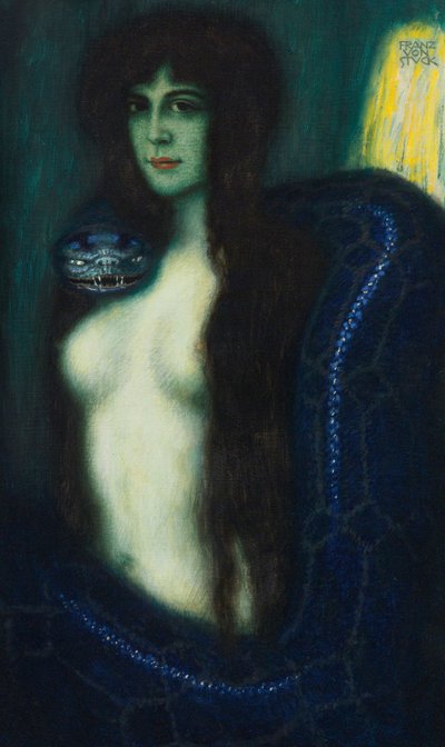 De zonde door Franz von Stuck
