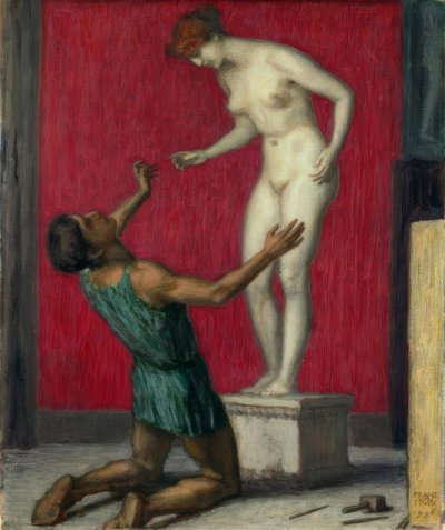 Pygmalion door Franz von Stuck