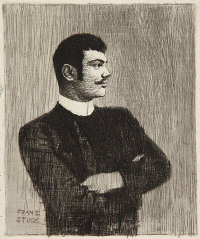 Zelfportret door Franz von Stuck
