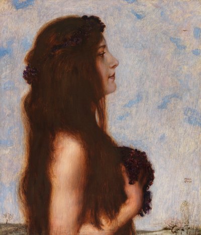 Lente, ca. 1901-1902 door Franz von Stuck