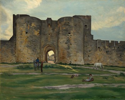 Porte de la Reine bij Aigues-Mortes, 1867 door Frédéric Bazille