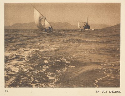 In het zicht van Aegina door Frédéric Boissonnas