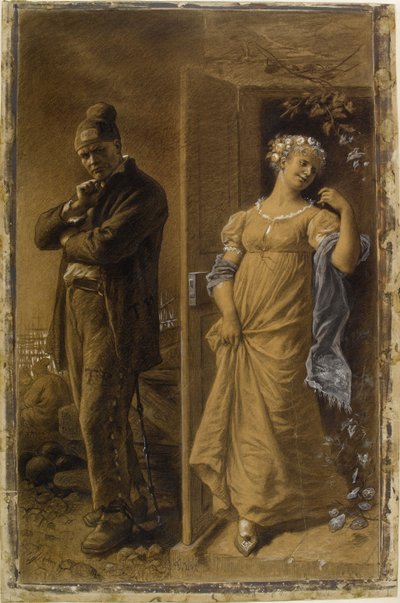 Frédéric Lix - De veroordeelde en de prostituee door Frederic Theodore Lix