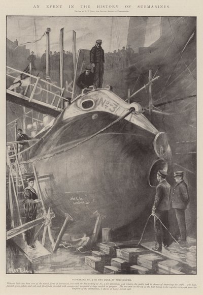 Een gebeurtenis in de geschiedenis van onderzeeërs door Fred T. Jane