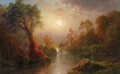 Herfst door Frederic Edwin Church