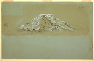 Tekening, Chimborazo, ca. 1857 door Frederic Edwin Church