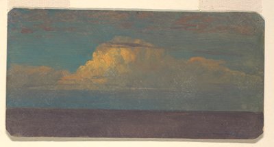 Tekening, Wolkenstudie, 1870-80 door Frederic Edwin Church