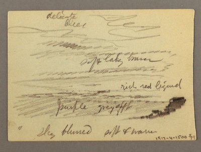 Tekening, Huis, mogelijk 1868-69 door Frederic Edwin Church