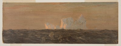 Tekening, IJsbergen, juni of juli 1859 door Frederic Edwin Church