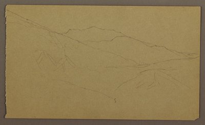 Tekening, Landschap, mei-augustus 1865 door Frederic Edwin Church