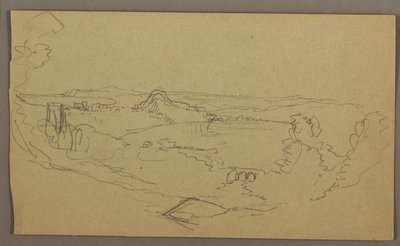 Tekening, Landschap, mei-augustus 1865 door Frederic Edwin Church