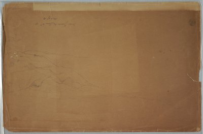 Tekening, Landschap bij Guaranda, Ecuador, 4 juni 1857 door Frederic Edwin Church