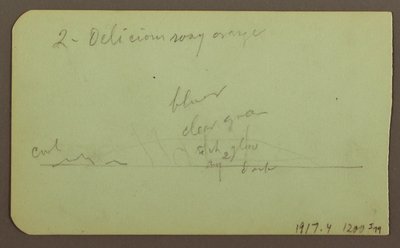 Tekening, Landschap "bij lagos"; Verso: Landschap, 1883 door Frederic Edwin Church