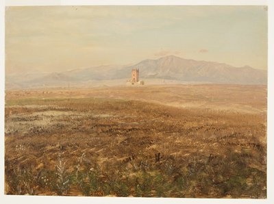 Tekening, Mexicaans landschap, april 1869 door Frederic Edwin Church