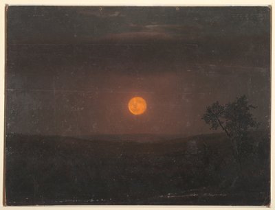 Tekening, Maanlicht, Church
